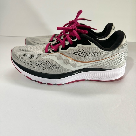 Saucony Womens Ride 14 S10650-55 Gray Running Shoes Sneakers Size 9.5 - Picture 4 of 7